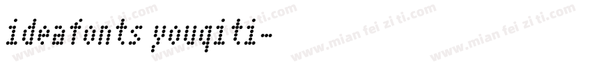 ideafonts youqiti字体转换